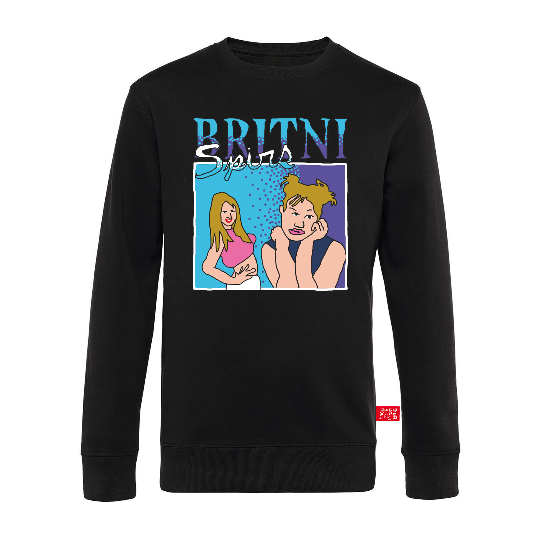 Britni Spirs - FELPA GIROCOLLO