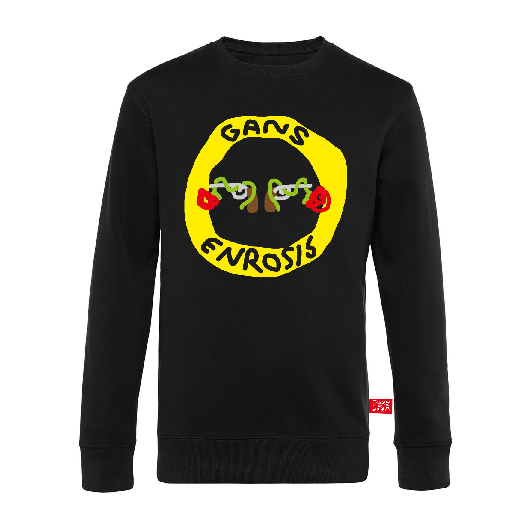 Gans Enrosis - FELPA GIROCOLLO