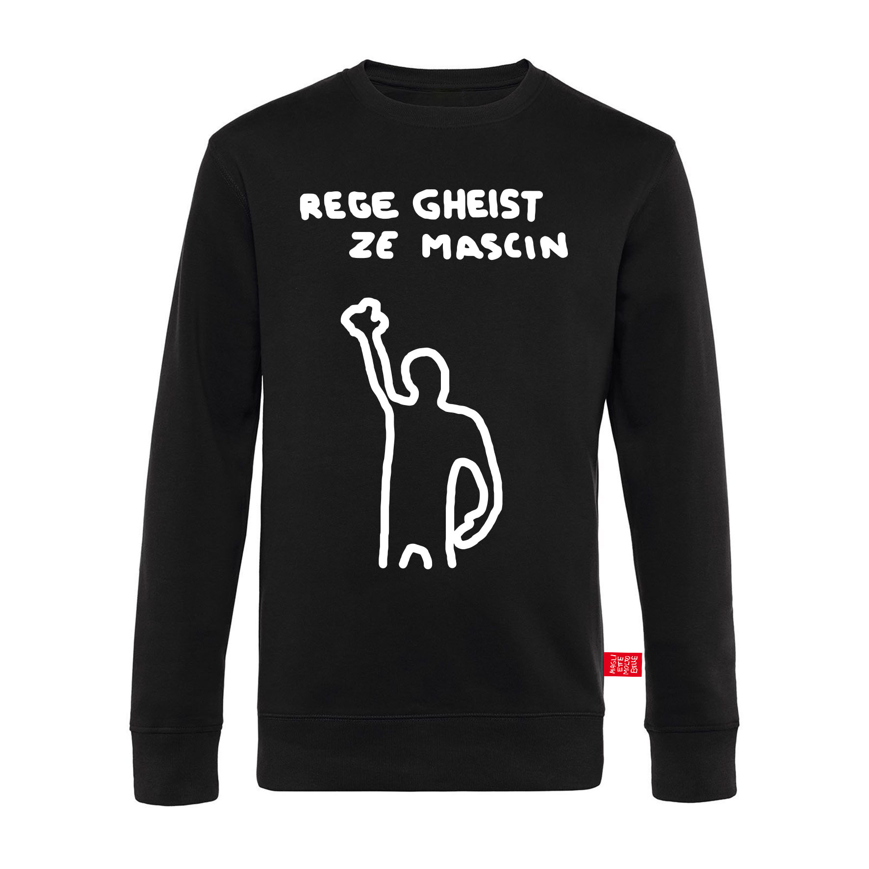 Rege Gheist ze Mascin - FELPA GIROCOLLO