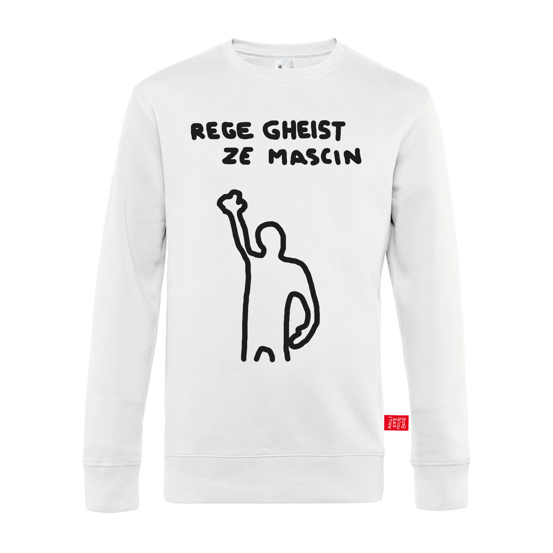 Rege Gheist ze Mascin - FELPA GIROCOLLO - immagine 2